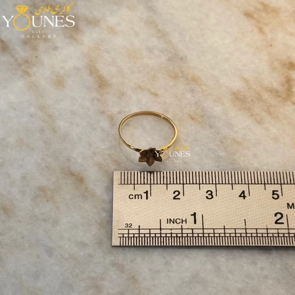 انگشتر طلا شکوفه